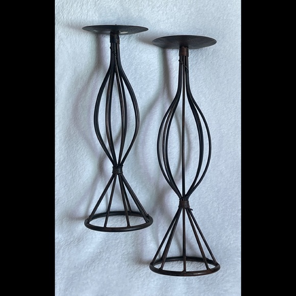 Like New, Candle Holder Set - Picture 1 of 4